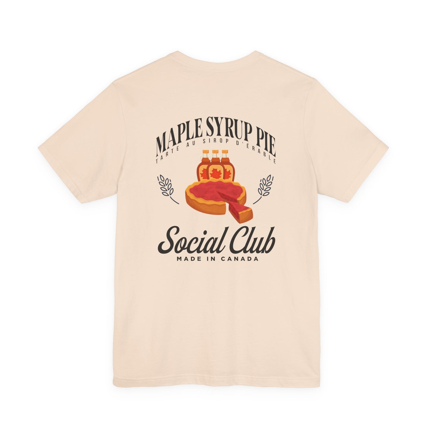 Maple Syrup Pie T-Shirt – Featuring Classic Canadian Dessert Graphic