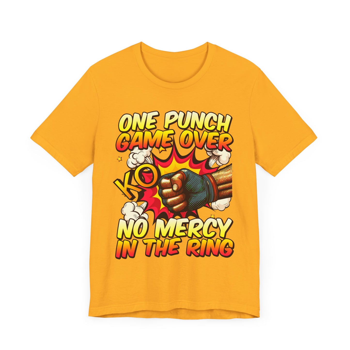 One Punch KO – Game Over No Mercy Power Punch Boxing Graphic T-Shirt