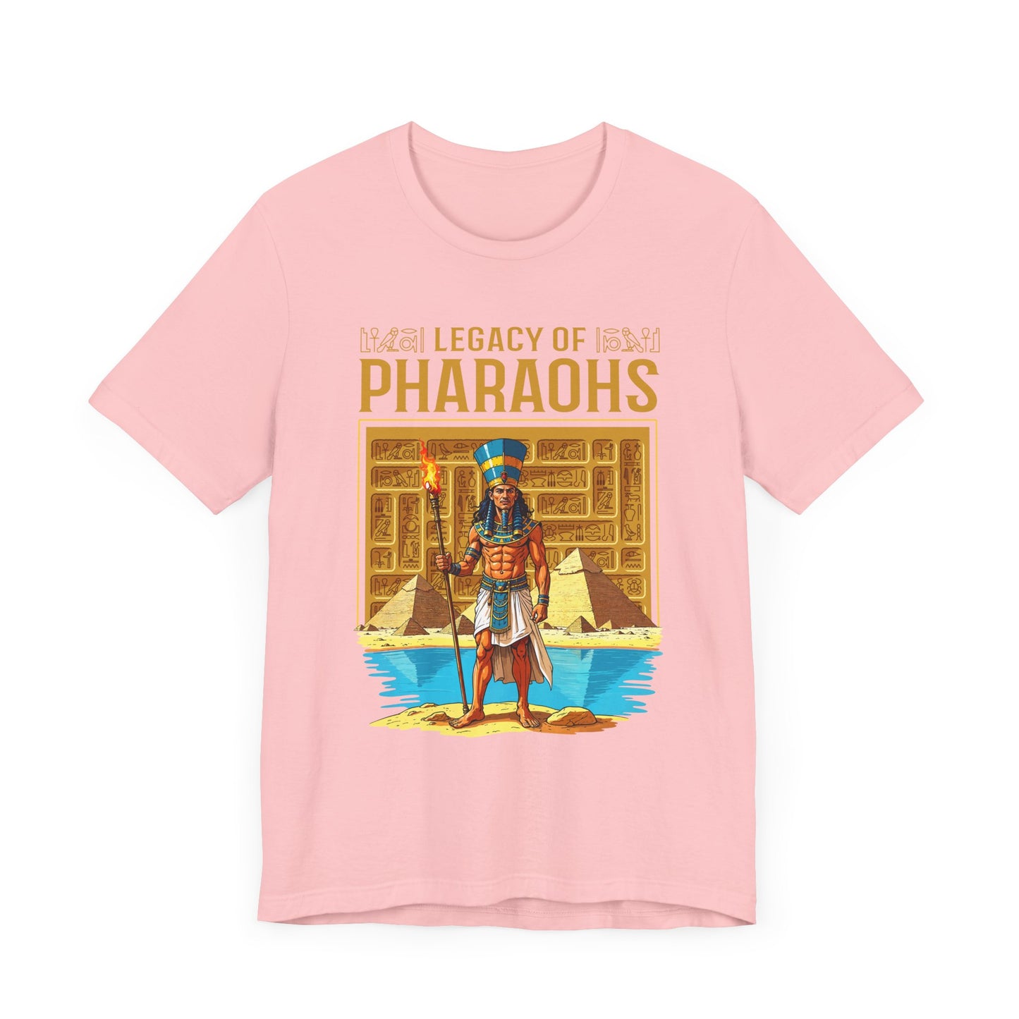Legacy of Pharaohs Tee, Egyptian History Shirt, Ancient Kings Graphic Tee, Pyramid Power Top, Royal Heritage Gift