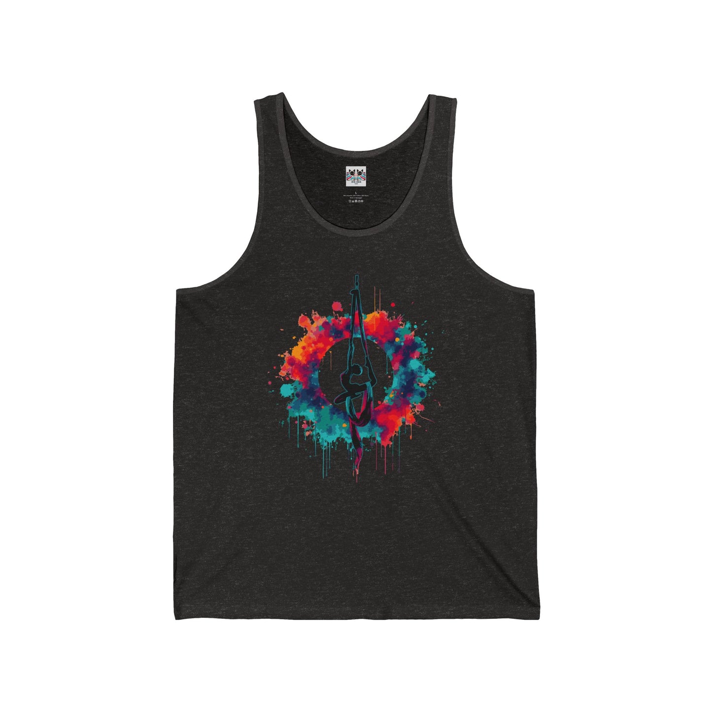 Aerialist Colorsplash - Vibrant Aerial Yoga & Dance Tank Top