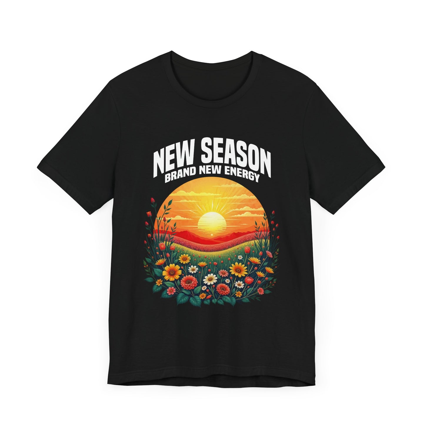New Season New Energy Tee, Fresh Start Shirt, Spring Reset Top, Personal Growth Tee, Motivational Mood Tee