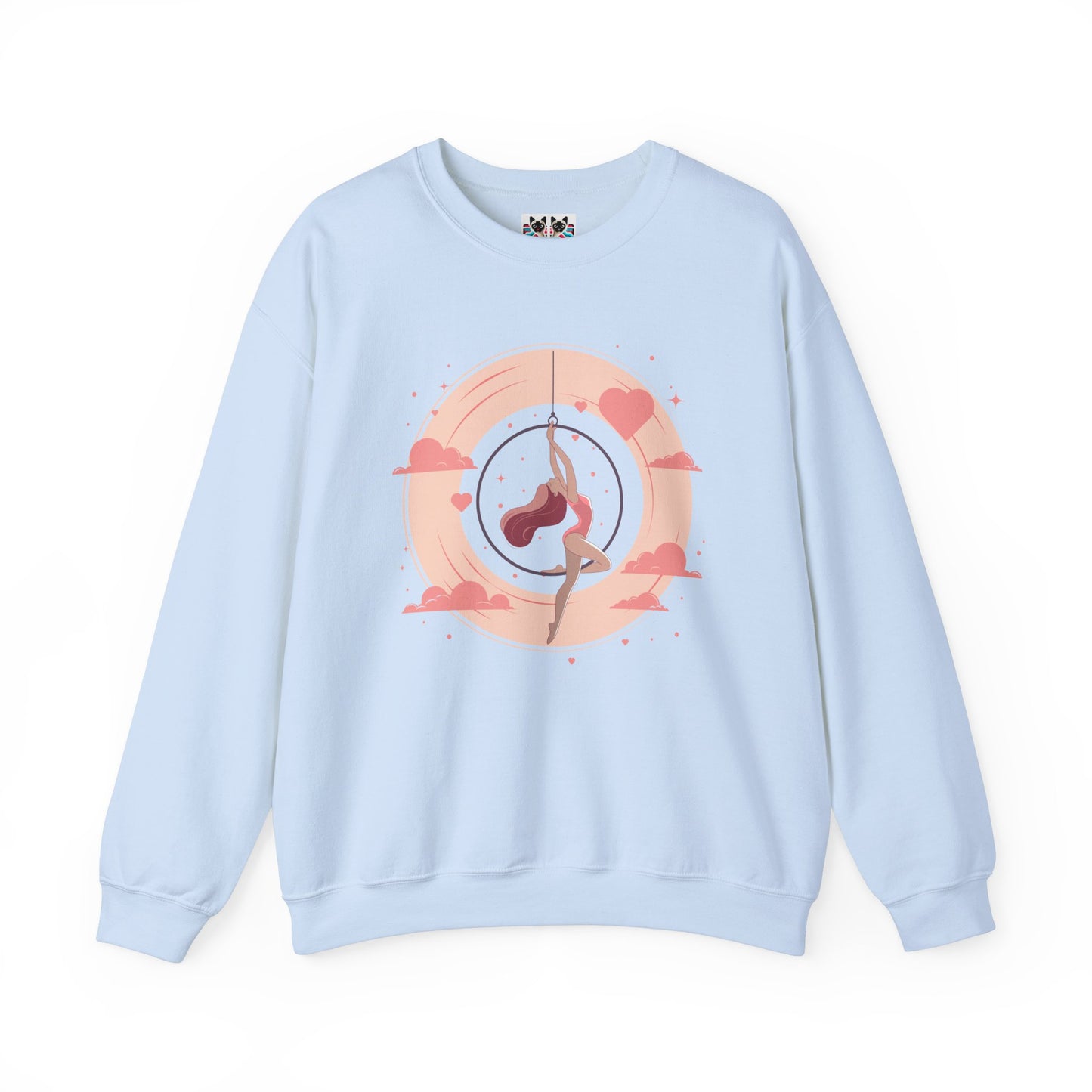 Aerial Hoop Aerialist - Elegant & Artistic Dancer Crewneck Sweatshirt