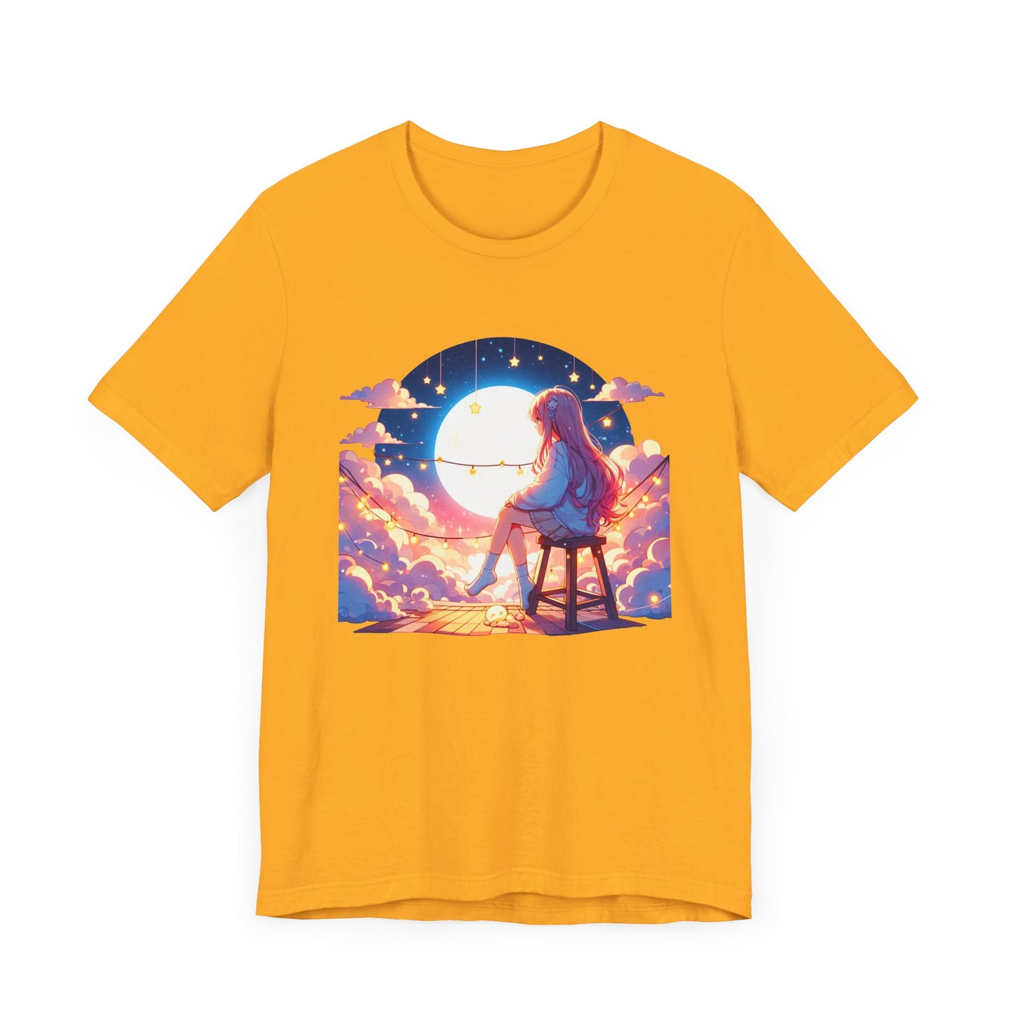 Rooftop Dreams - Starry Night Escape T-Shirt