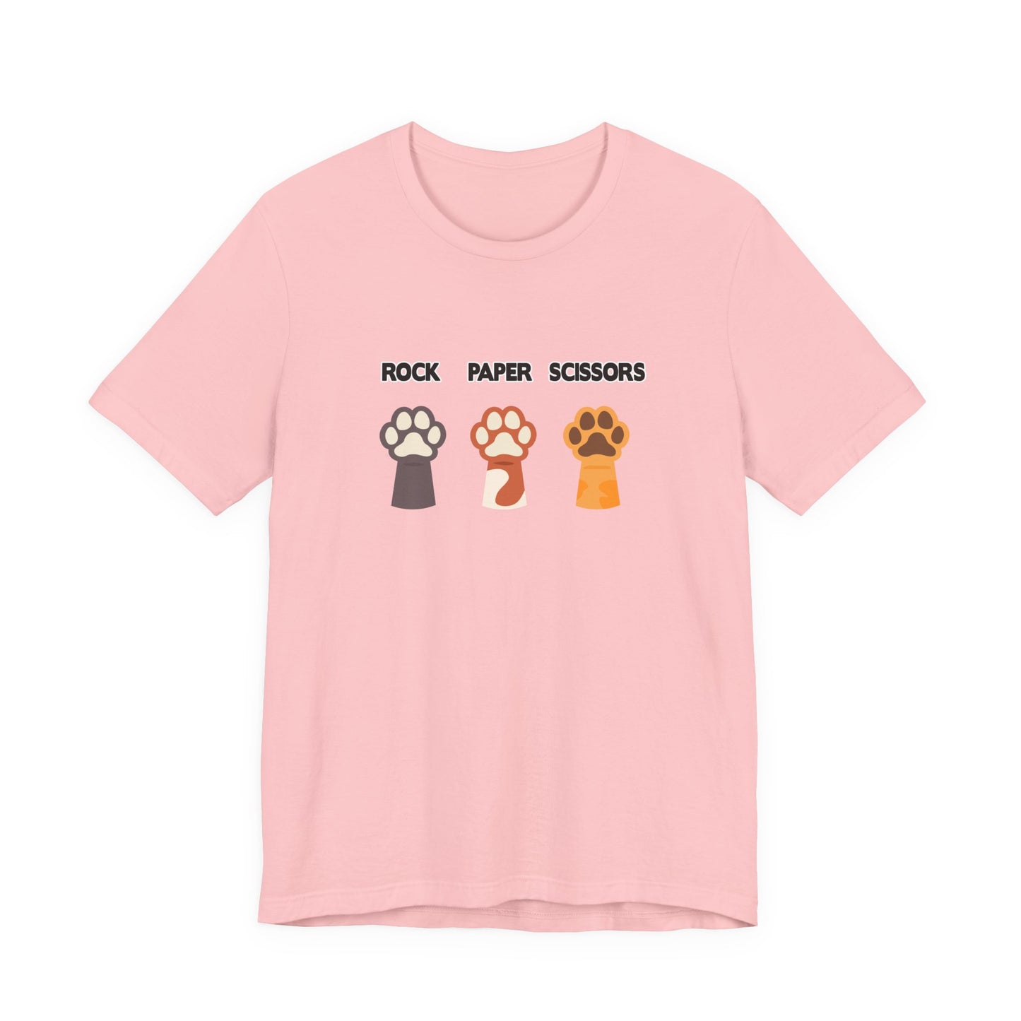 Rock Paper Scissors Dog Paw Tshirt Funny Canine Game Design
