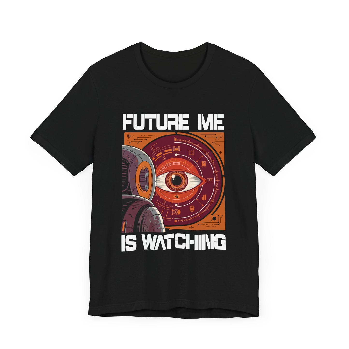 Future Me Is Watching Tee, Motivational Accountability Shirt, Self Growth Graphic Tee, Goal Driven Top, Mindset Gift