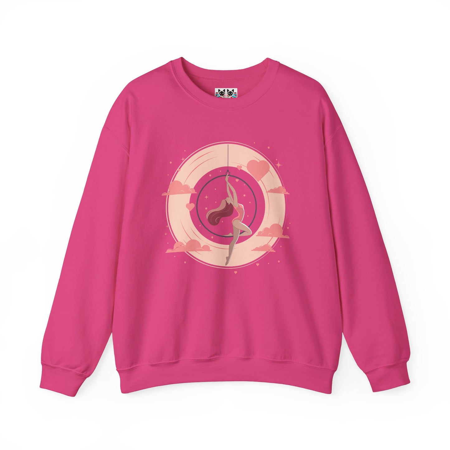 Aerial Hoop Aerialist - Elegant & Artistic Dancer Crewneck Sweatshirt