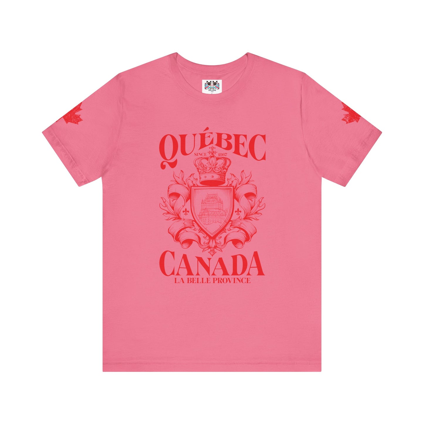 Québec La Belle Province Crest Canada T-Shirt
