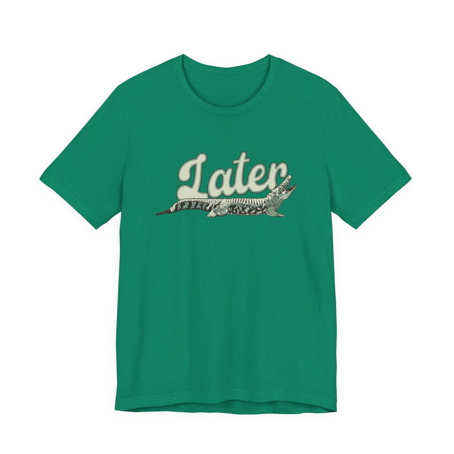Later Alligator T-Shirt – Casual Funny Alligator Graphic Tee