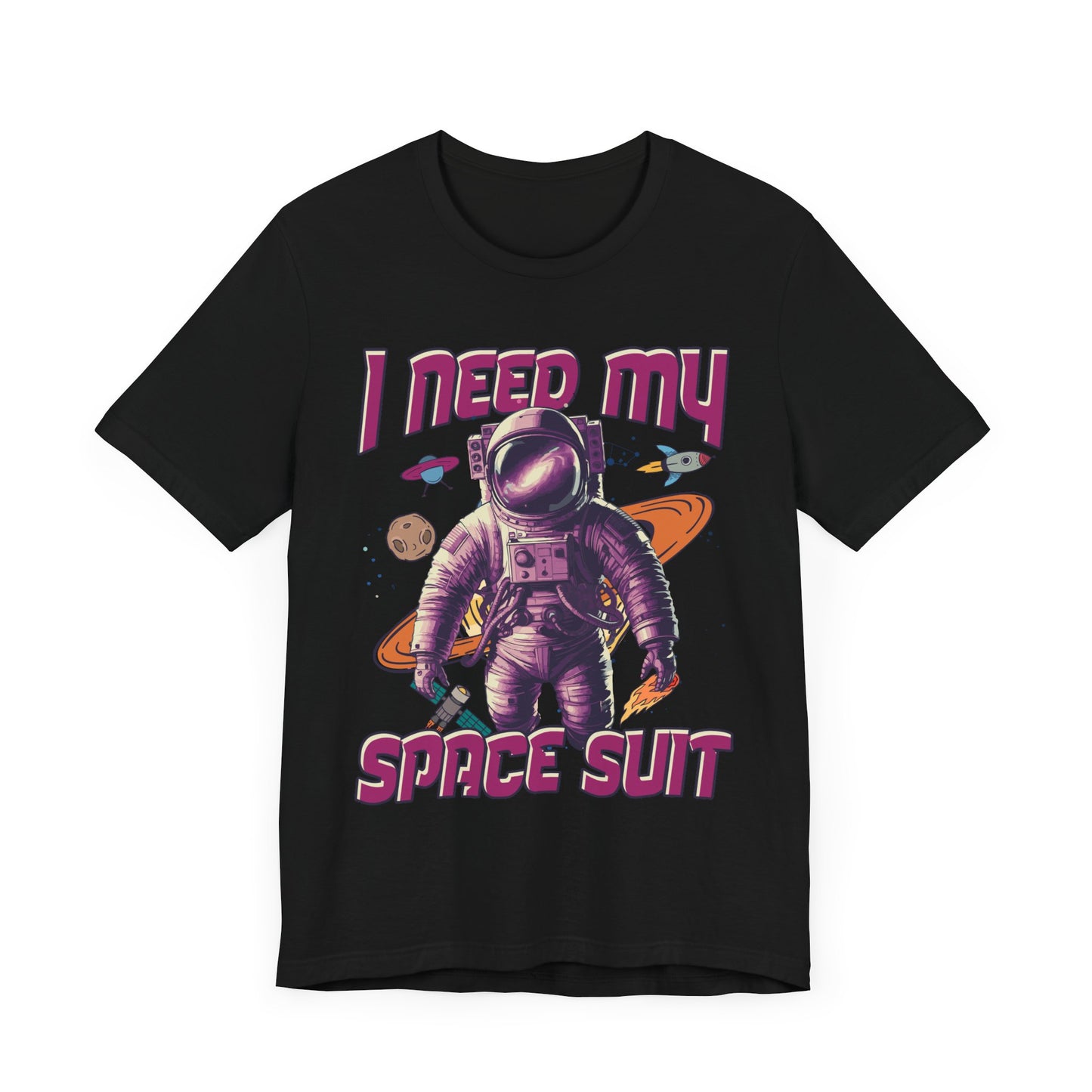 I Need My Space Suit Astronaut Introvert Humor T-Shirt