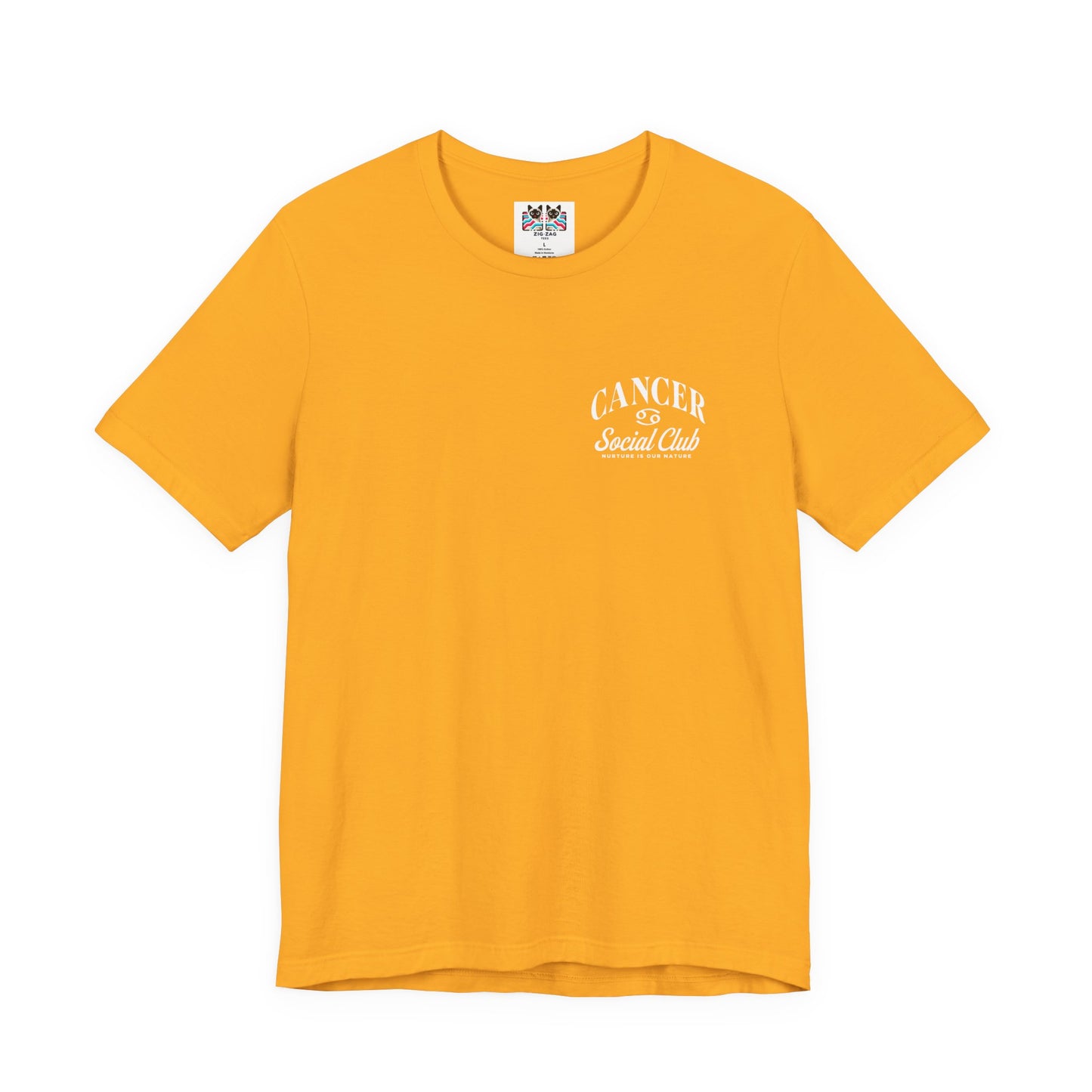 Cancer Social Club T-Shirt – Nurture Is Our Nature Zodiac Design