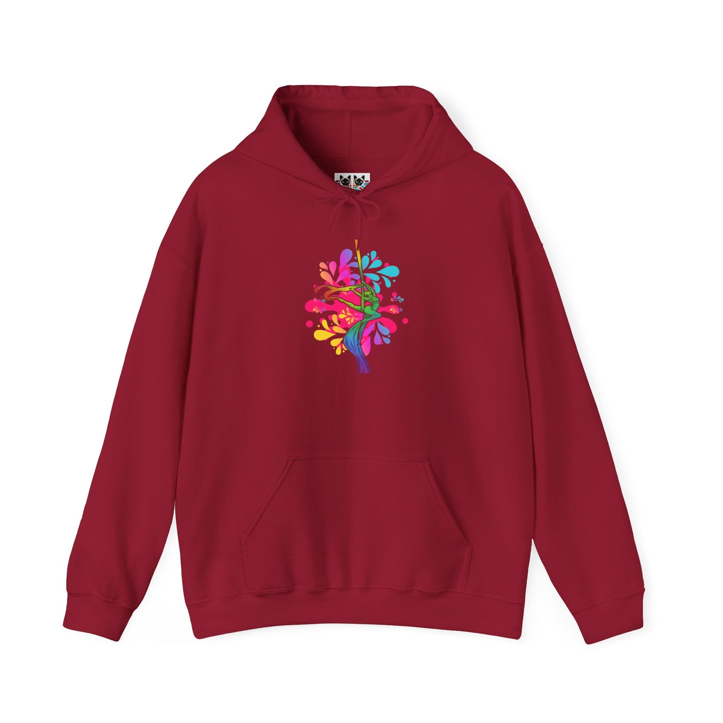 Aerialist Silks Rainbow - Colorful Circus & Dance Hoodie
