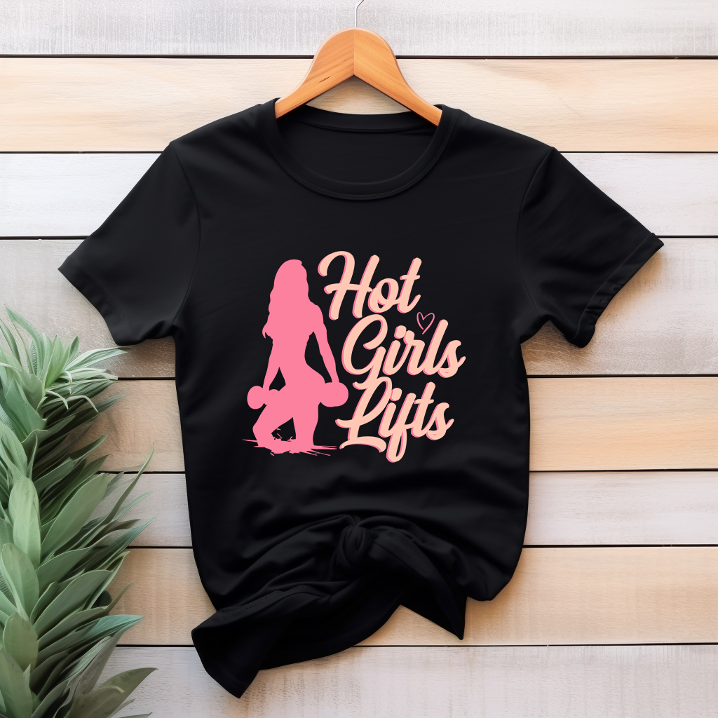 Hot Girl Lifting - Strong Women’s Fitness T-Shirt