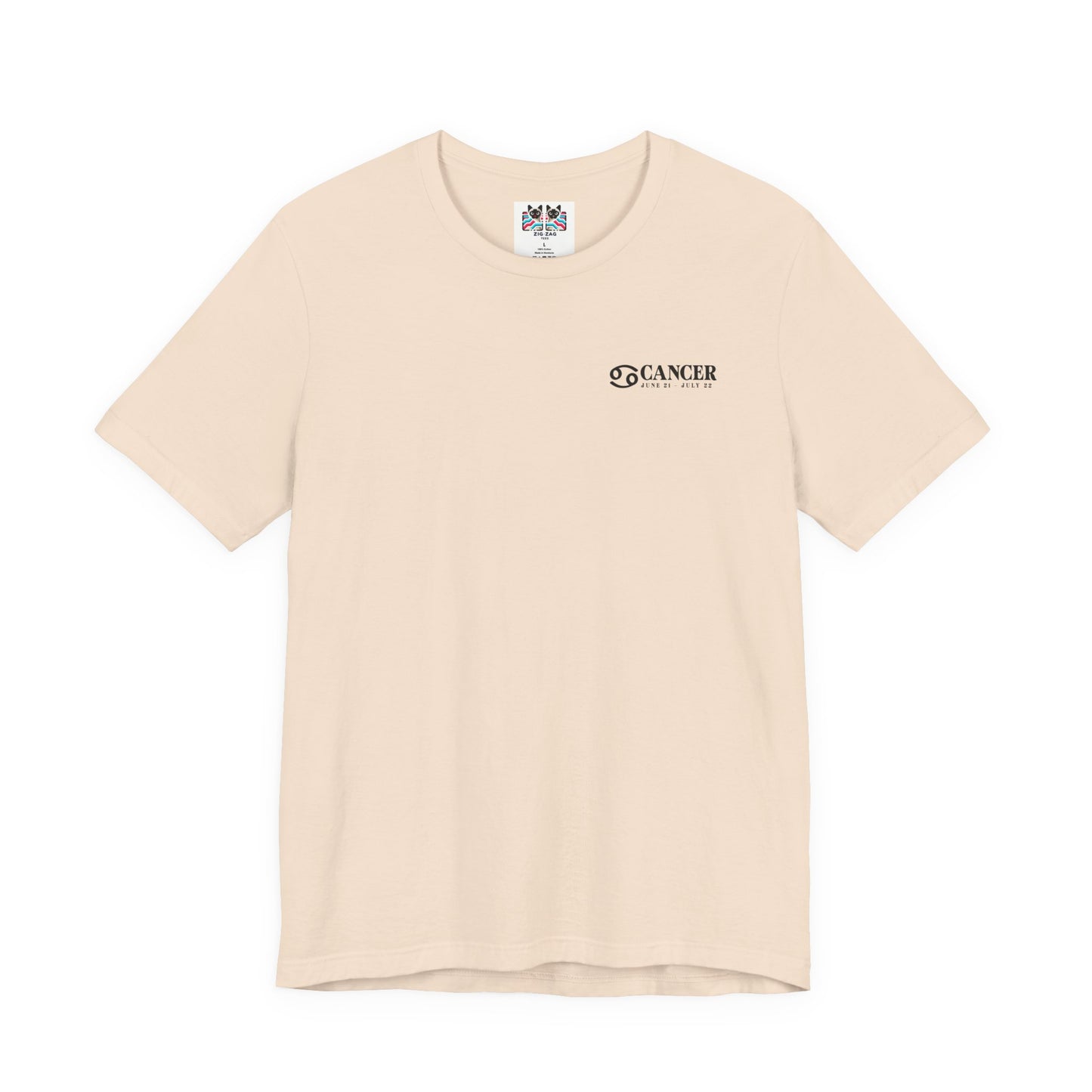 Cancer Zodiac T-Shirt – Sensitive Inside, Strong Outside with Water Element