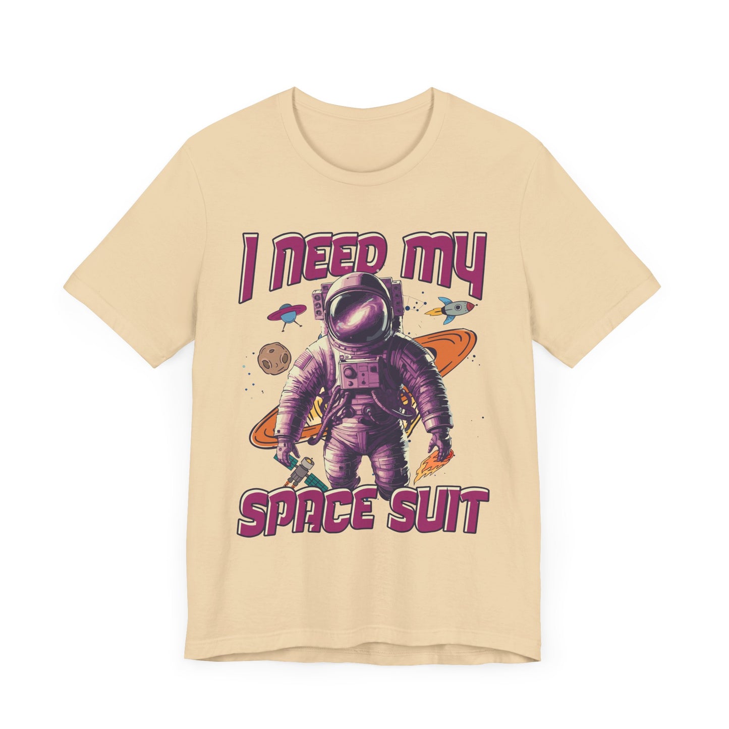 I Need My Space Suit Astronaut Introvert Humor T-Shirt