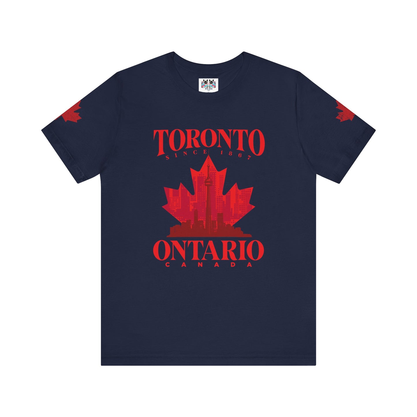 Toronto Skyline Maple Leaf T-Shirt