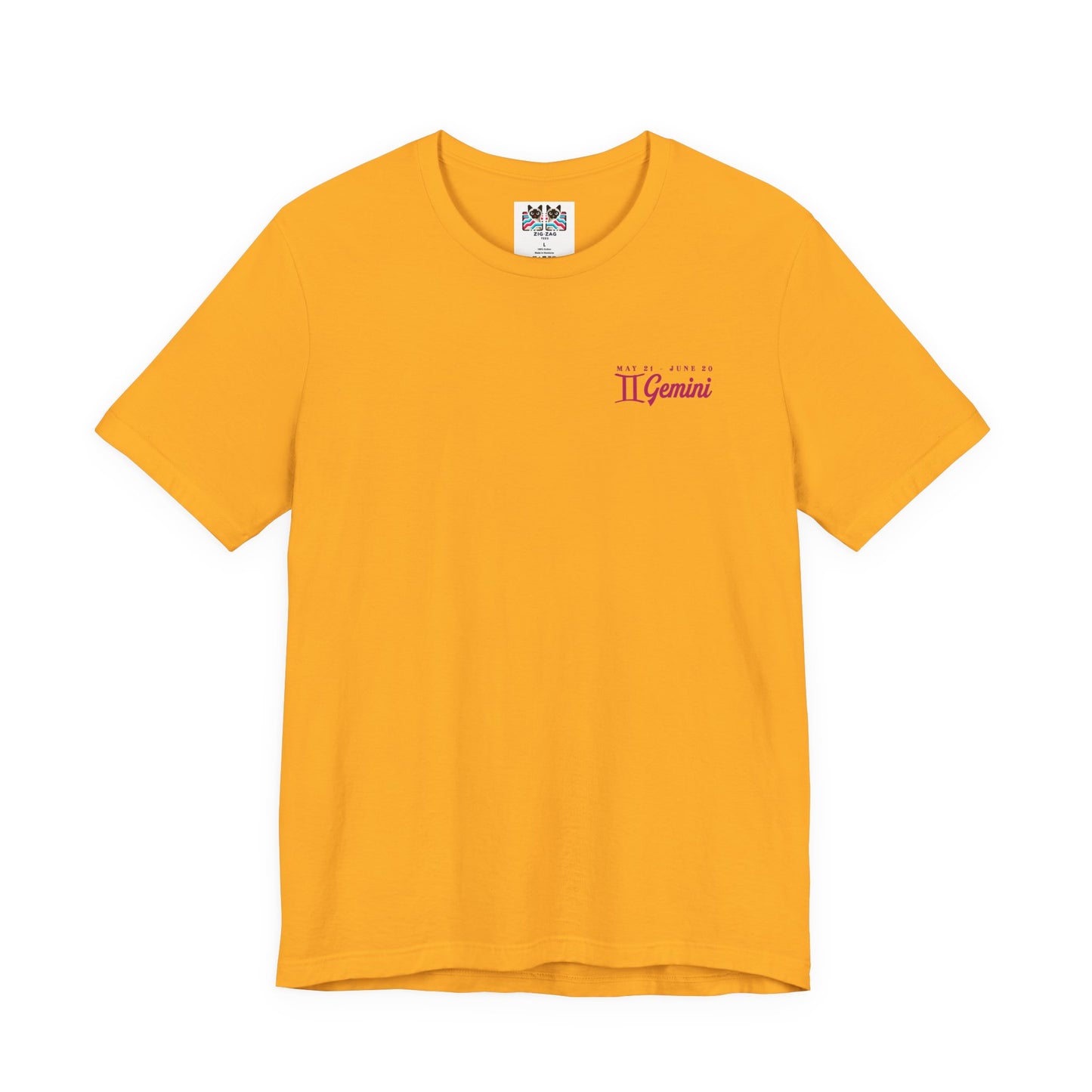 Gemini Curiosity Compass T-Shirt – Zodiac Twins with Astrological Wheel