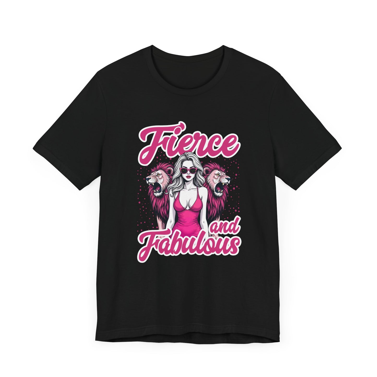Fierce and Fabulous T-Shirt – Bold Women & Roaring Lions Graphic Tee