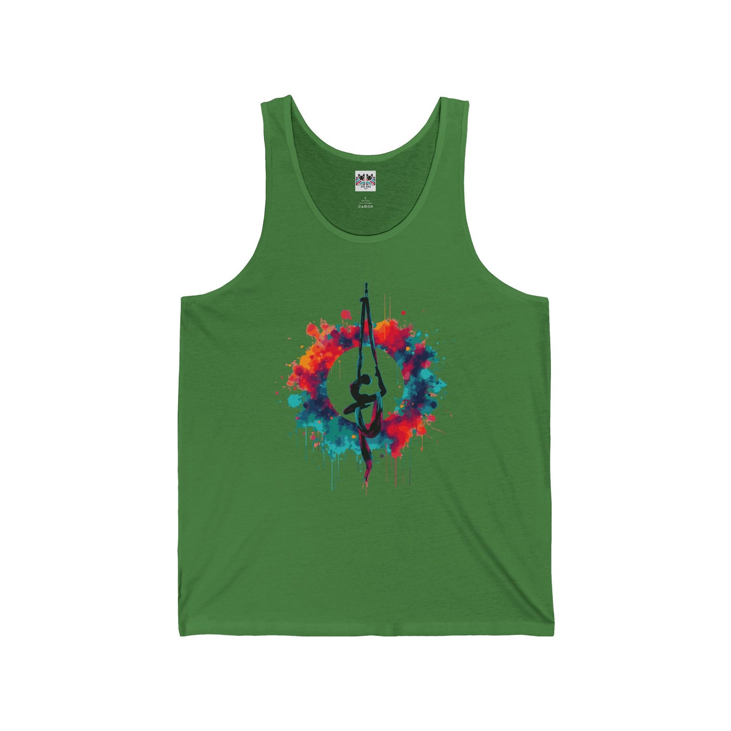 Aerialist Colorsplash - Vibrant Aerial Yoga & Dance Tank Top
