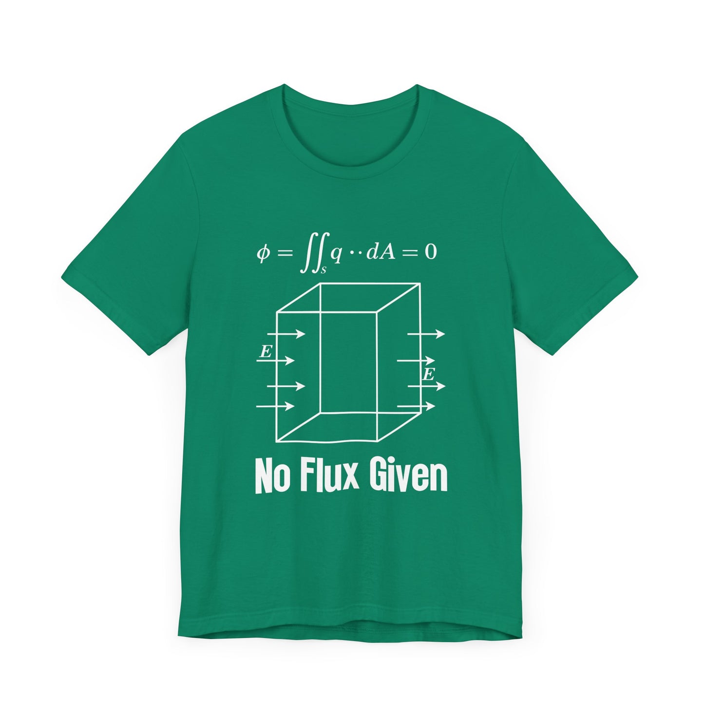 No Flux Given Science T-Shirt – Sarcastic Physics Equation Tee
