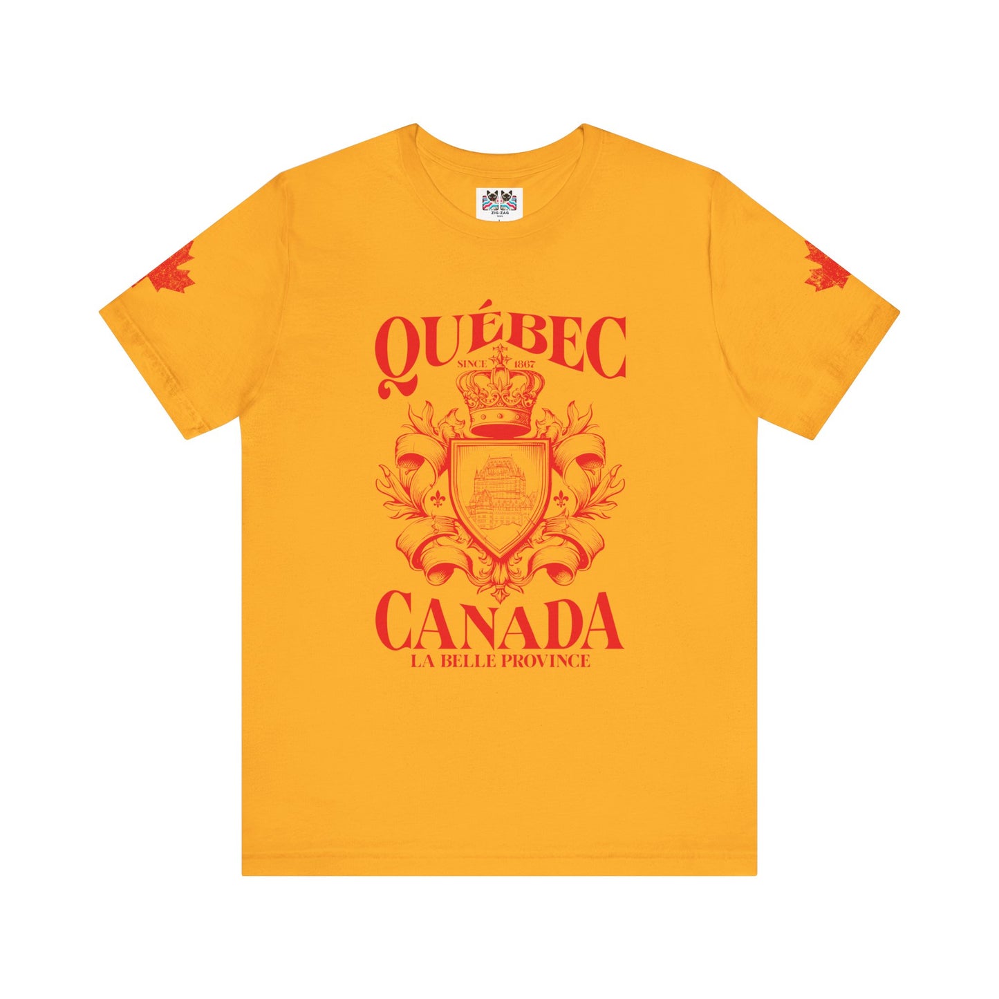 Québec La Belle Province Crest Canada T-Shirt