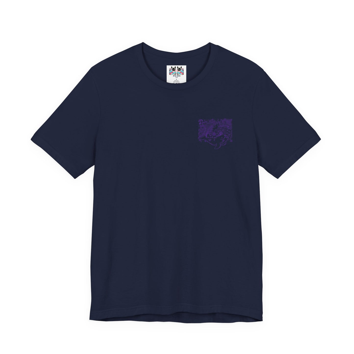 Gentle Rain, Powerful Waves, Soulful Whale Song Piano T-Shirt