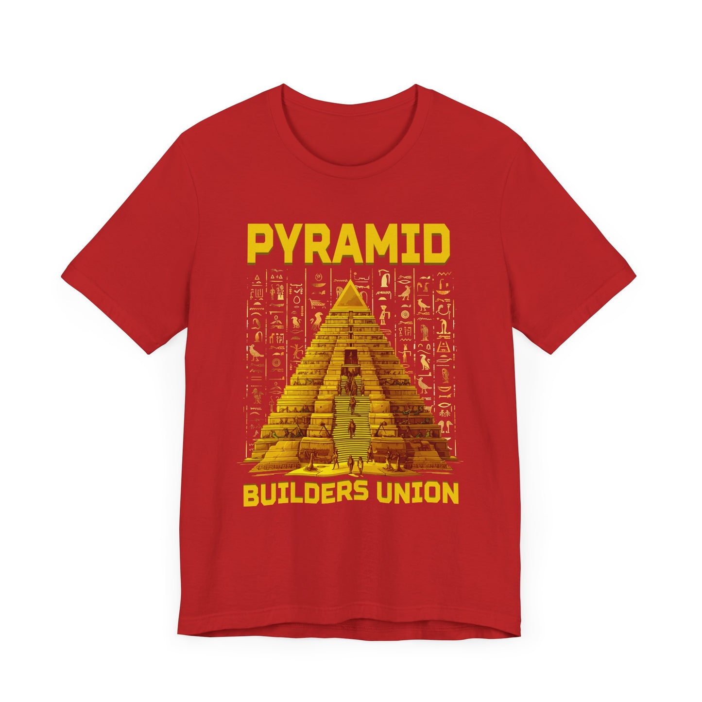 Pyramid Builders Union Tee, Ancient Worker Pride Shirt, Historical Labor Graphic, Egypt Crew Top, Stone by Stone Gift