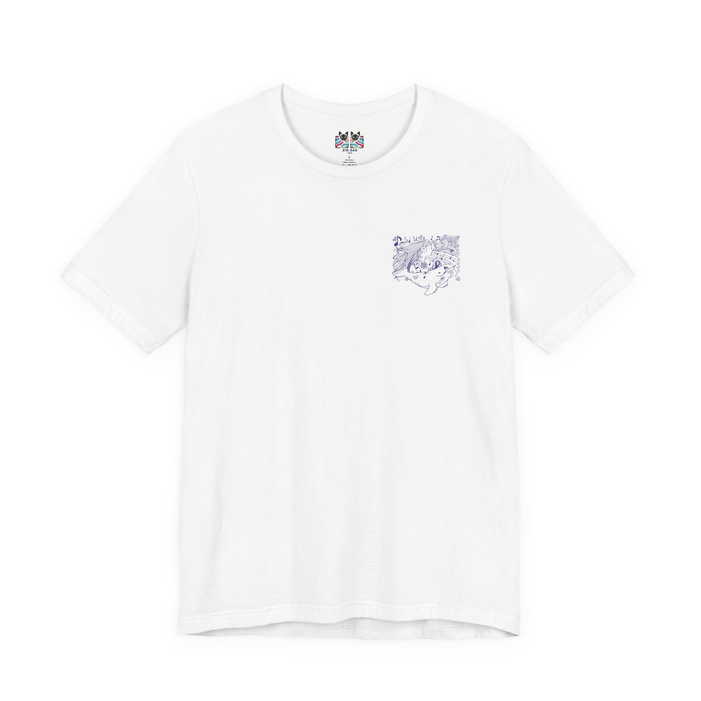 Gentle Rain, Powerful Waves, Soulful Whale Song Piano T-Shirt