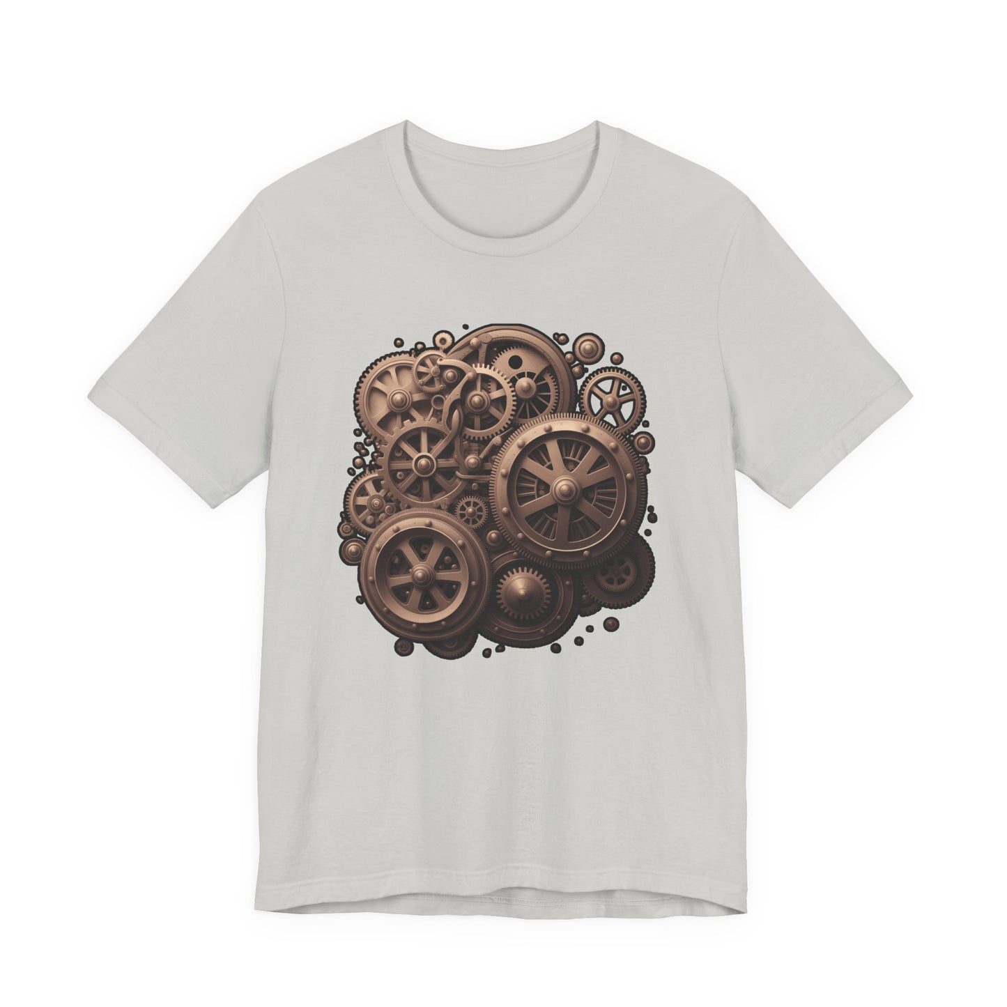 The Age of Machines Tshirt – Interconnected Gear Wheels Graphic