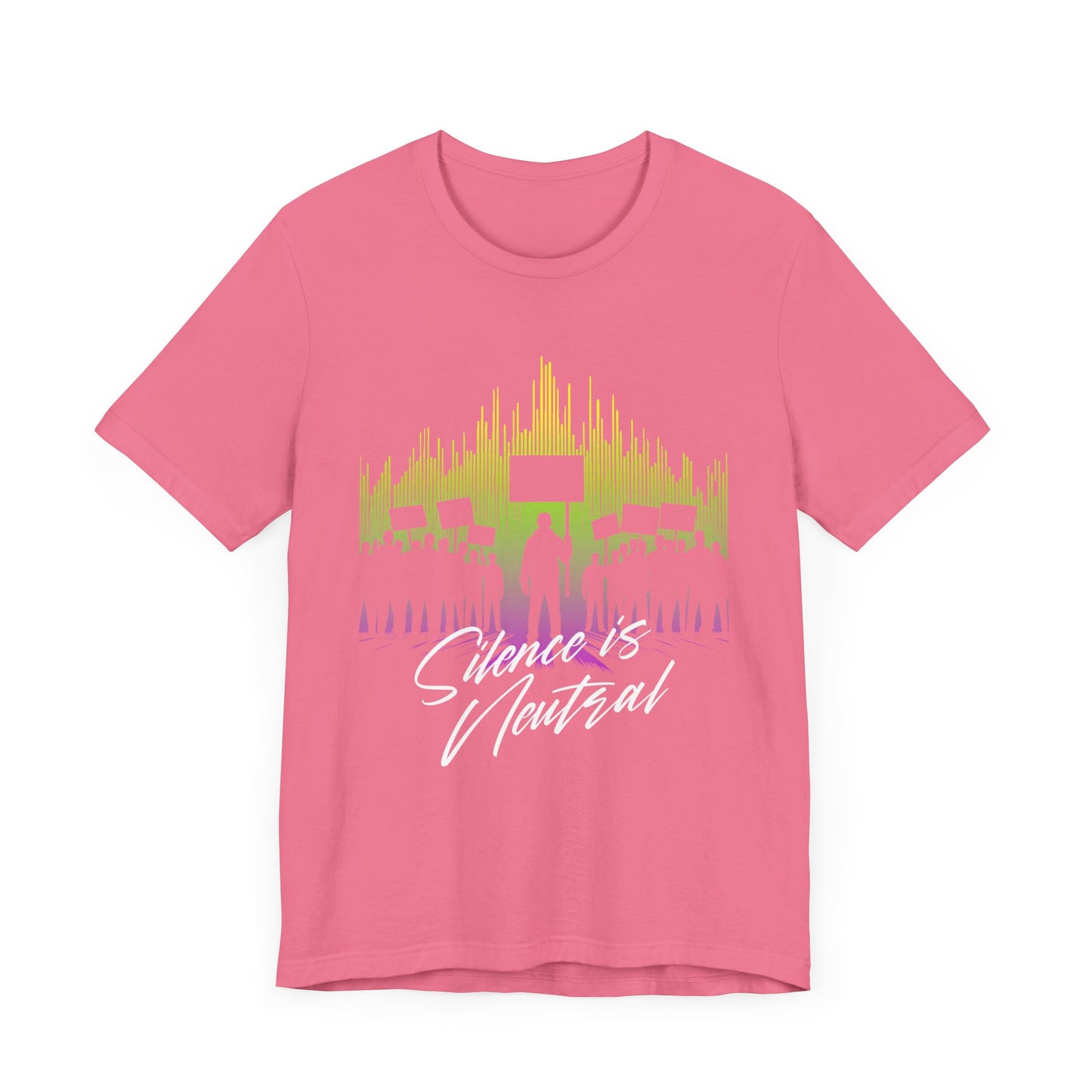Silence is Neutral | Protest Crowd Graphic T-Shirt