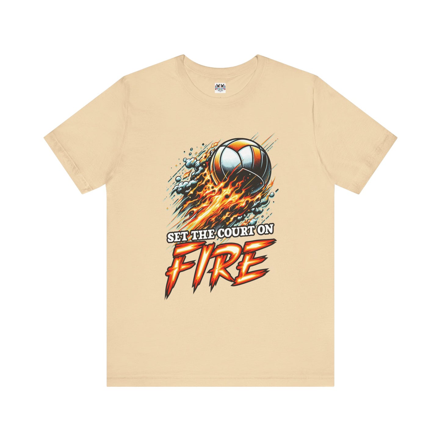 Volleyball Flames T-Shirt