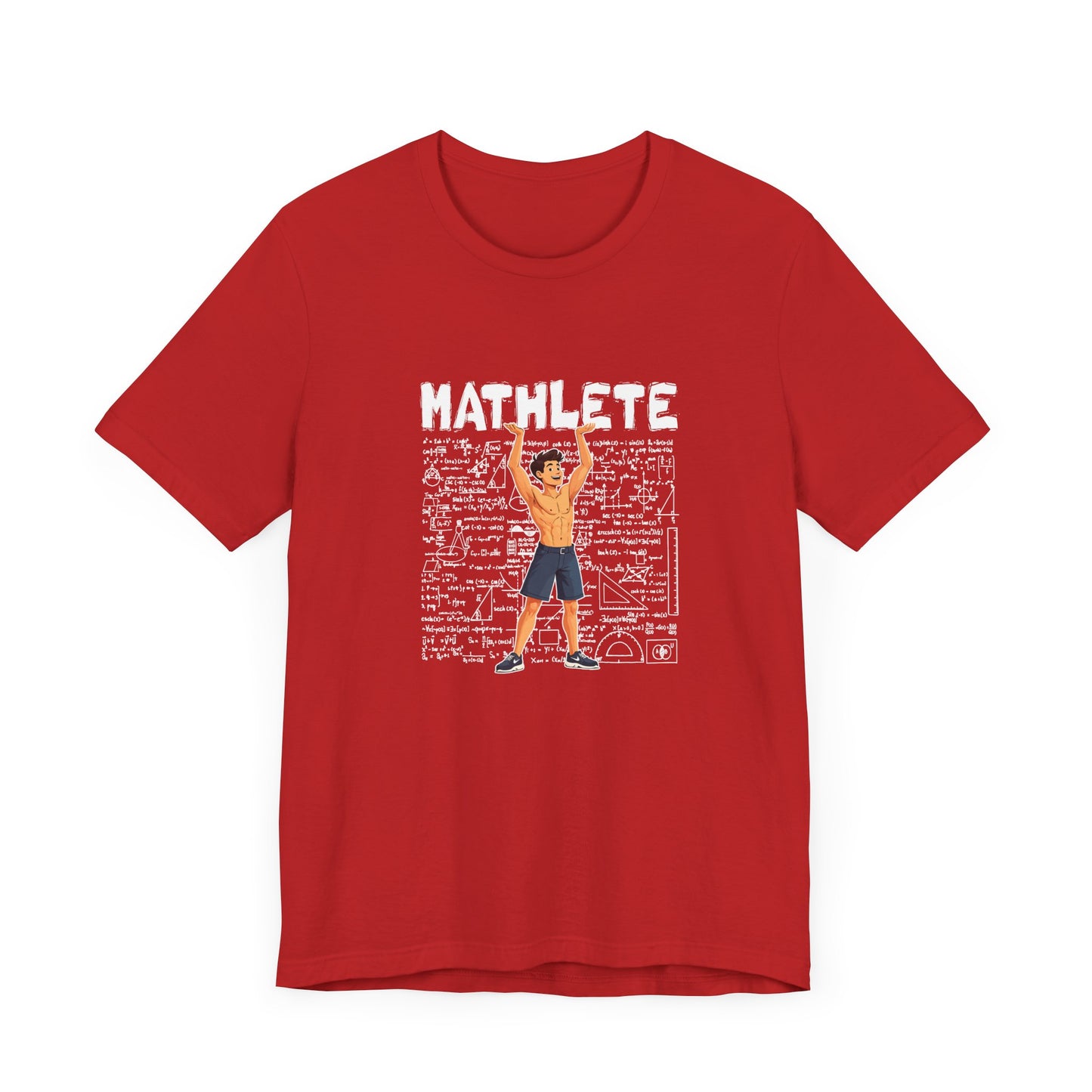 Mathlete Math and Fitness Shirt – Workout Geek Humor