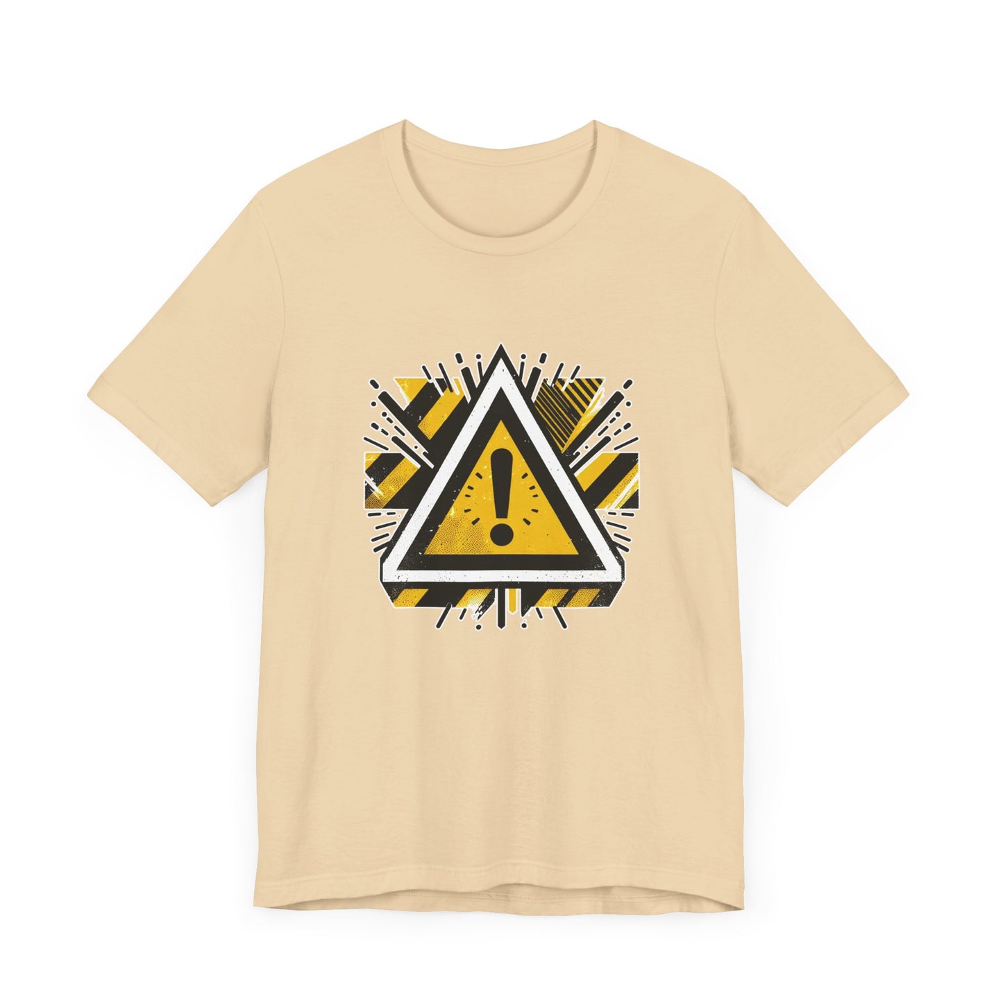 Abstract Warning | Modern Warning Symbol Graphic T-Shirt