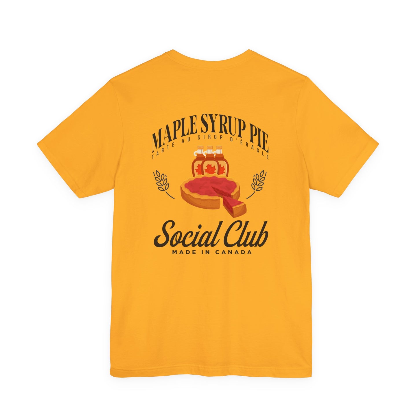 Maple Syrup Pie T-Shirt – Featuring Classic Canadian Dessert Graphic