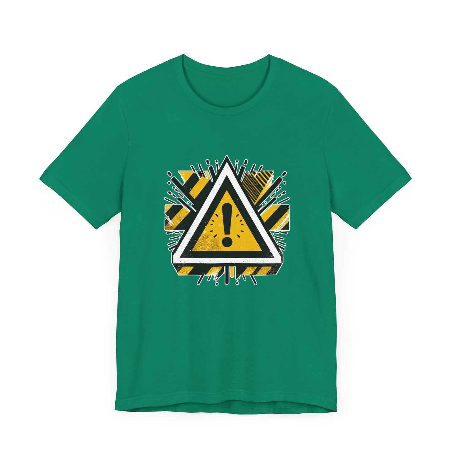 Abstract Warning | Modern Warning Symbol Graphic T-Shirt