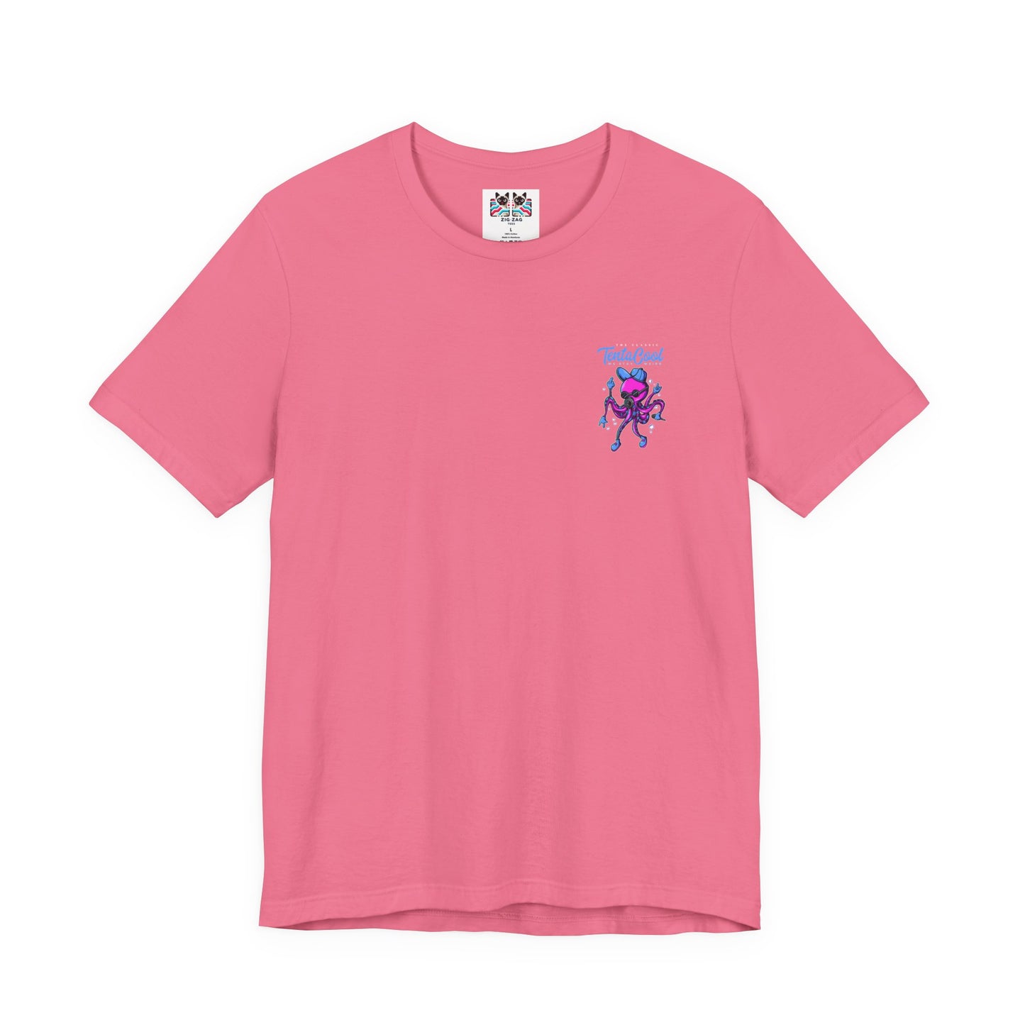 The Classic Tentacool T-Shirt – Purple Robotic Octopus with Mic and Bubbles