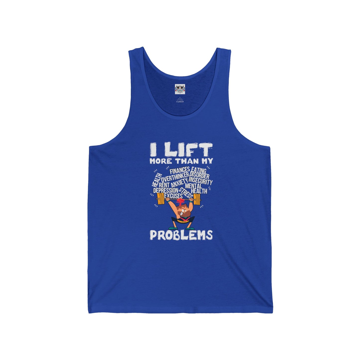 I Lift More Than My Problems - Motivational Weightlifting Tank Top