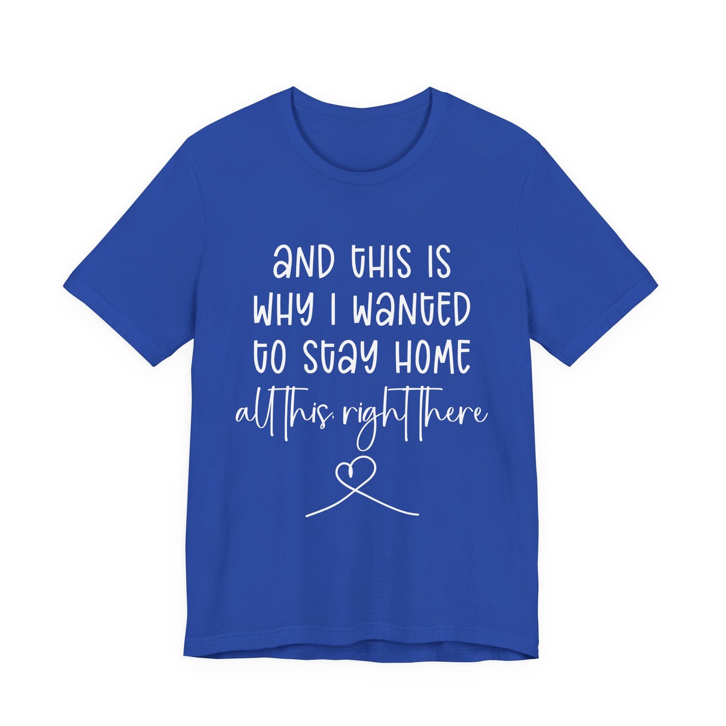This Is Why I Wanted to Stay Home T-Shirt – Cozy Introvert Heartfelt Graphic Tee