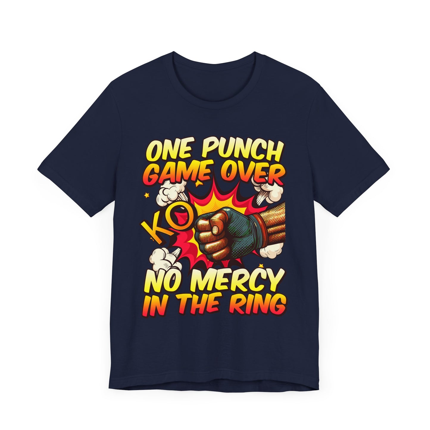 One Punch KO – Game Over No Mercy Power Punch Boxing Graphic T-Shirt