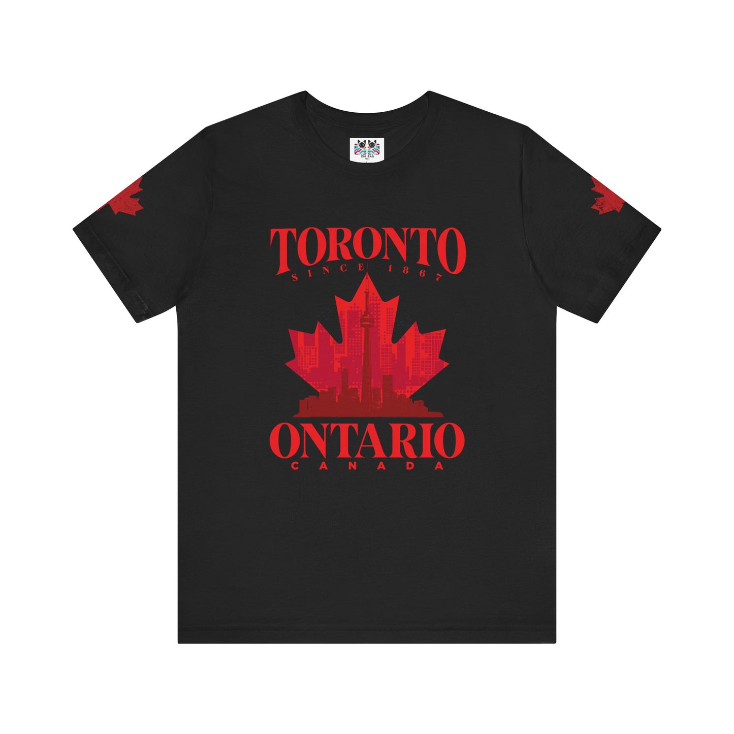 Toronto Skyline Maple Leaf T-Shirt