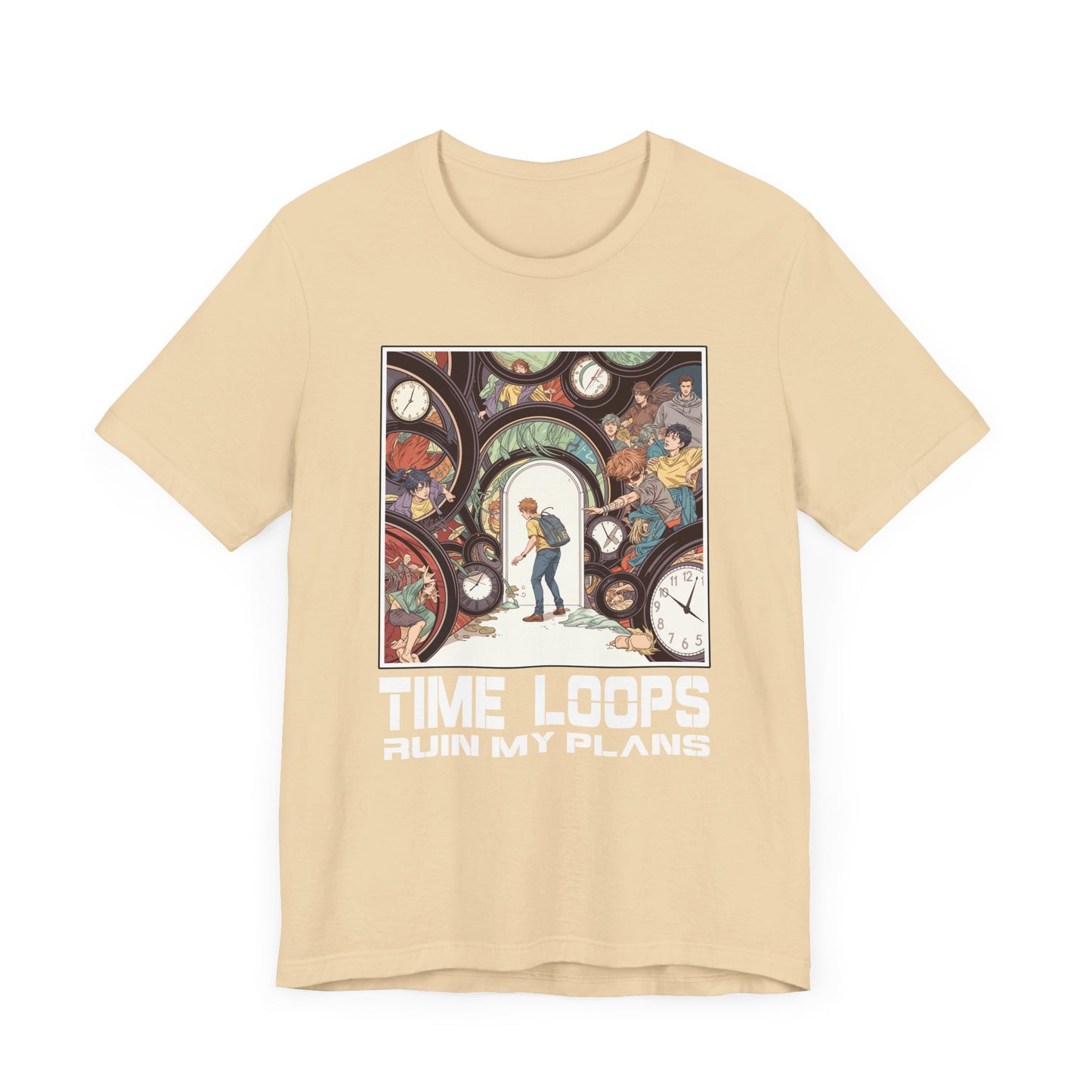 Time Loops Ruin My Plans Tee, Sci-Fi Humor Shirt, Time Travel Frustration Top, Alternate Reality Graphic Tee, Paradox Gift
