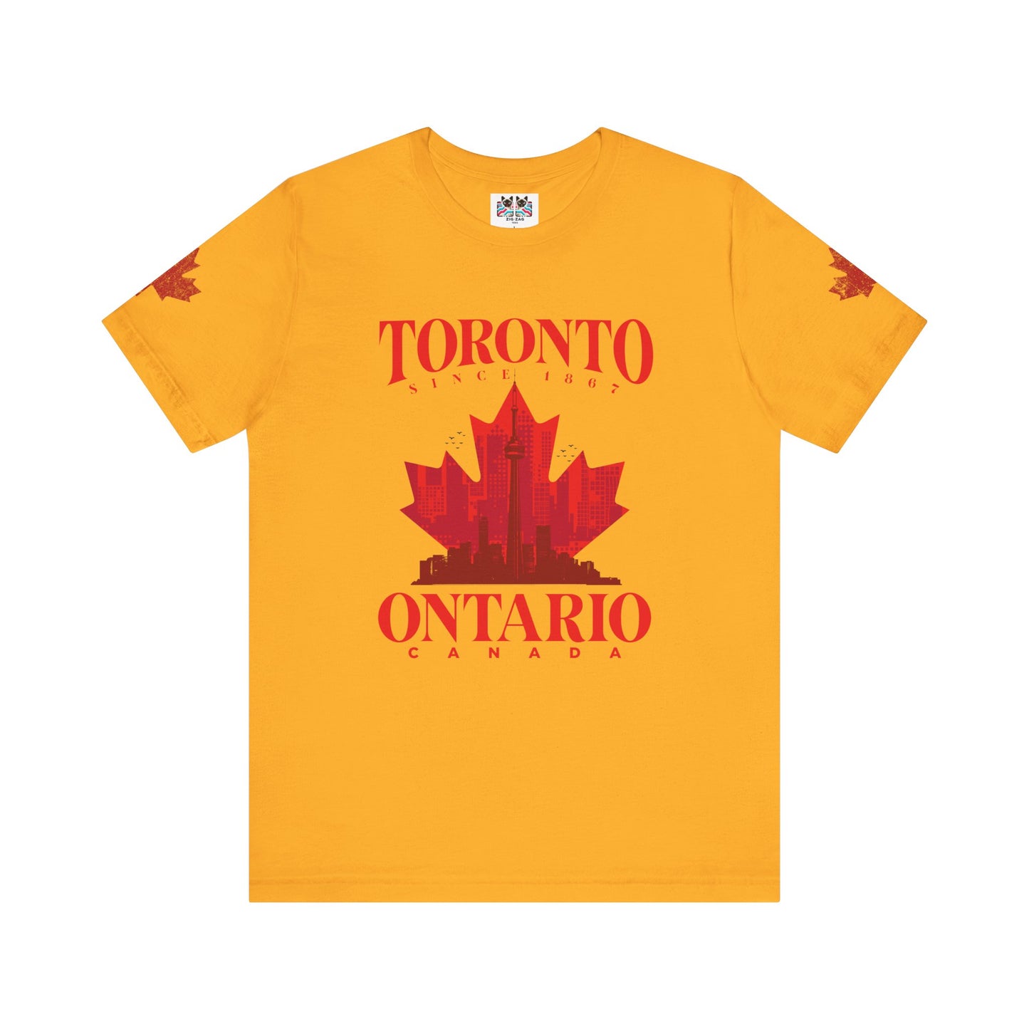 Toronto Skyline Maple Leaf T-Shirt