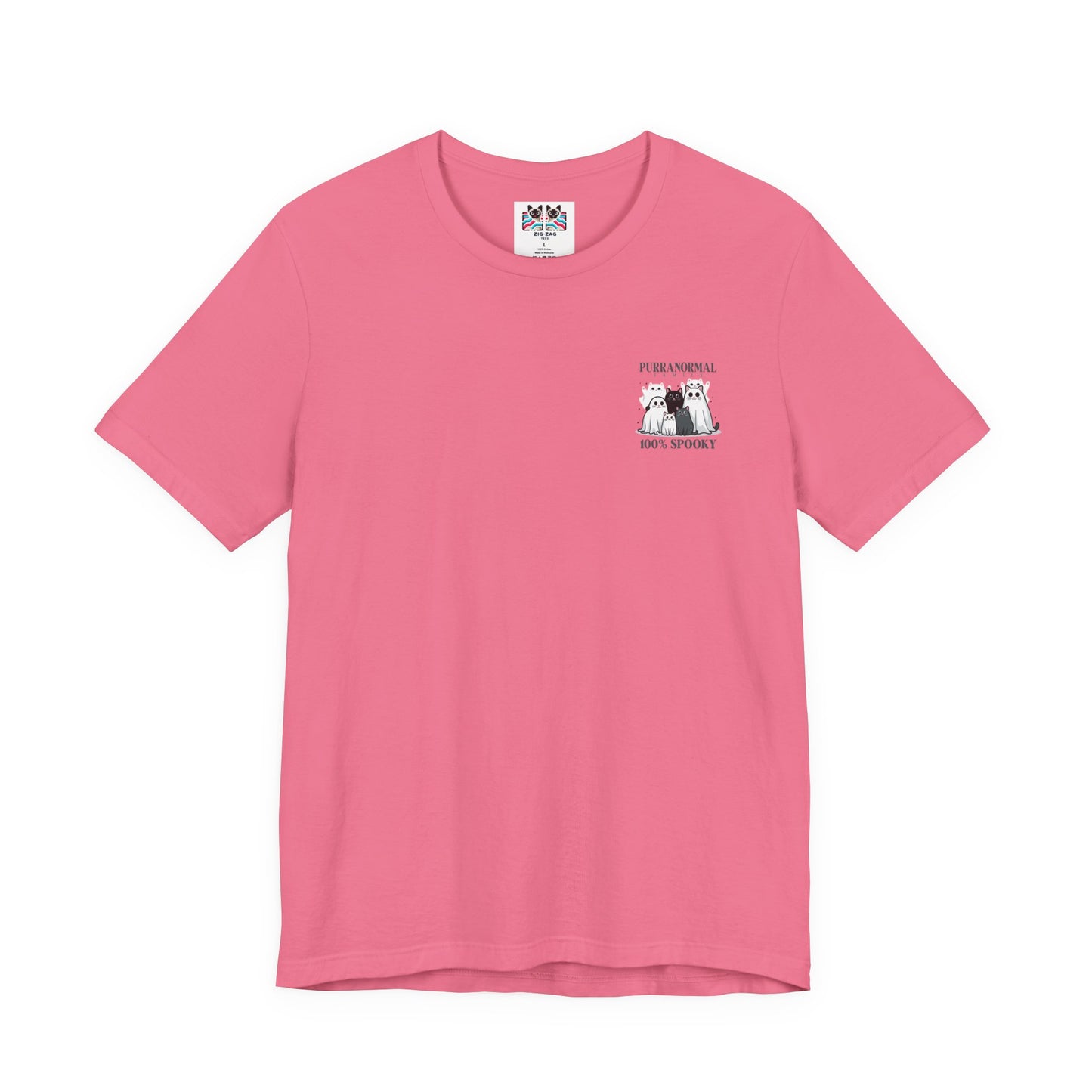 The Purranormal Family T-Shirt – Real and Ghost Cats Spooky Graphic