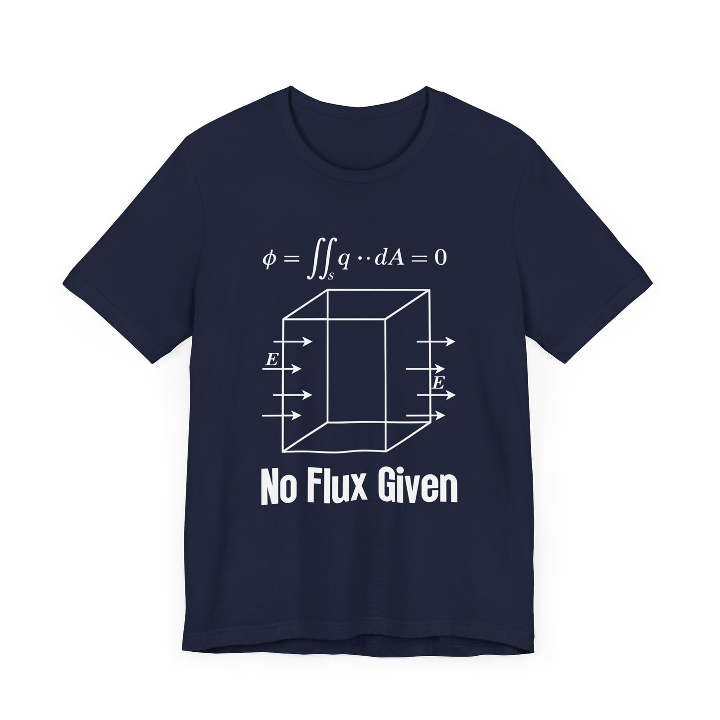 No Flux Given Science T-Shirt – Sarcastic Physics Equation Tee