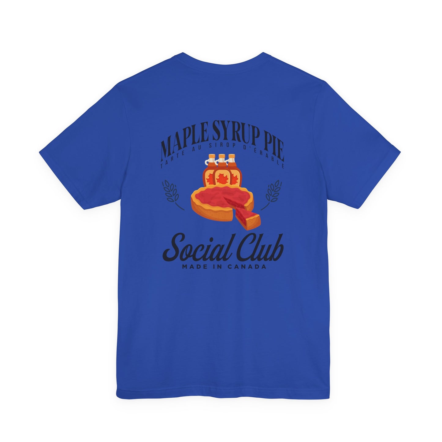 Maple Syrup Pie T-Shirt – Featuring Classic Canadian Dessert Graphic