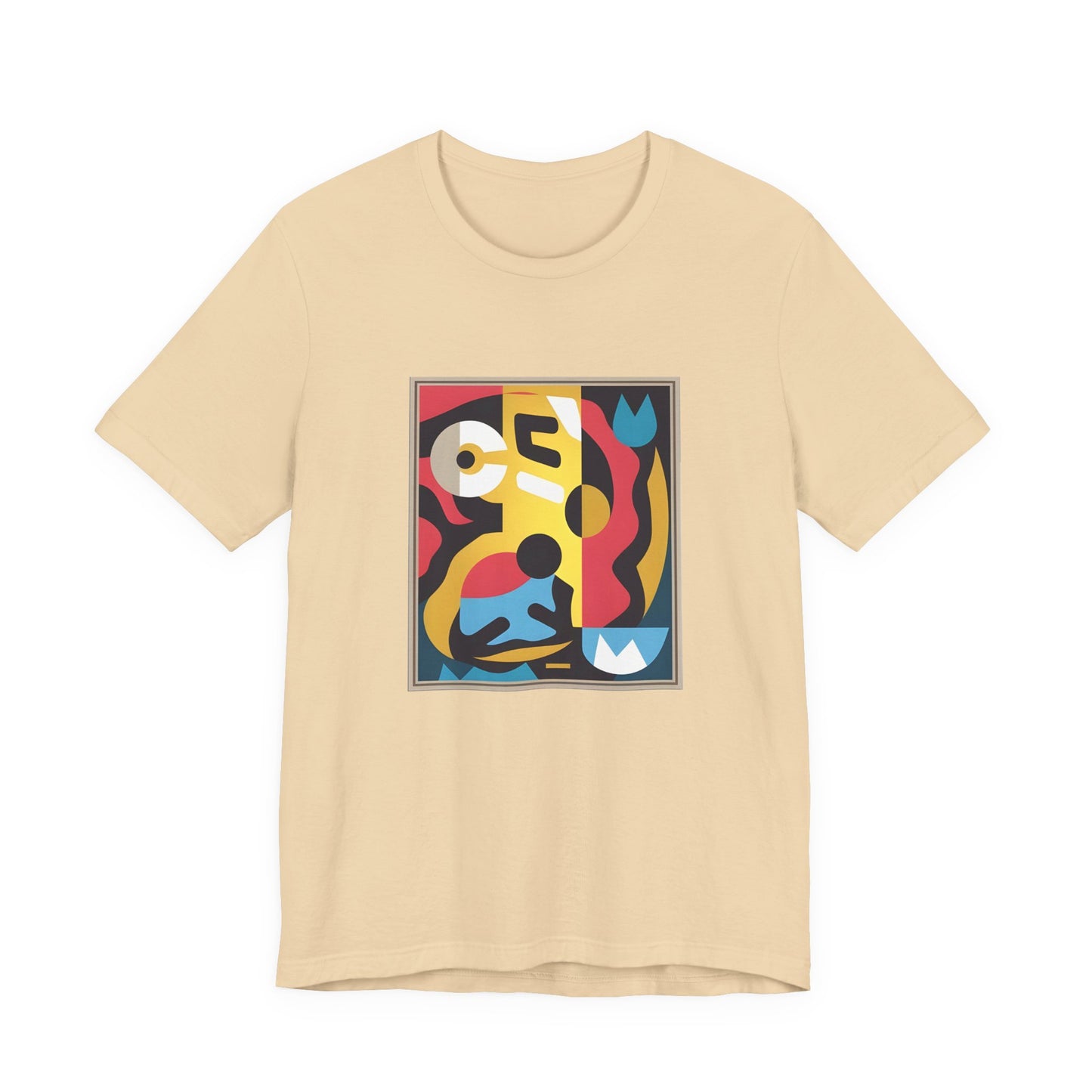 Modern Art Connoisseur Tshirt – Bold Abstract Graphic Design