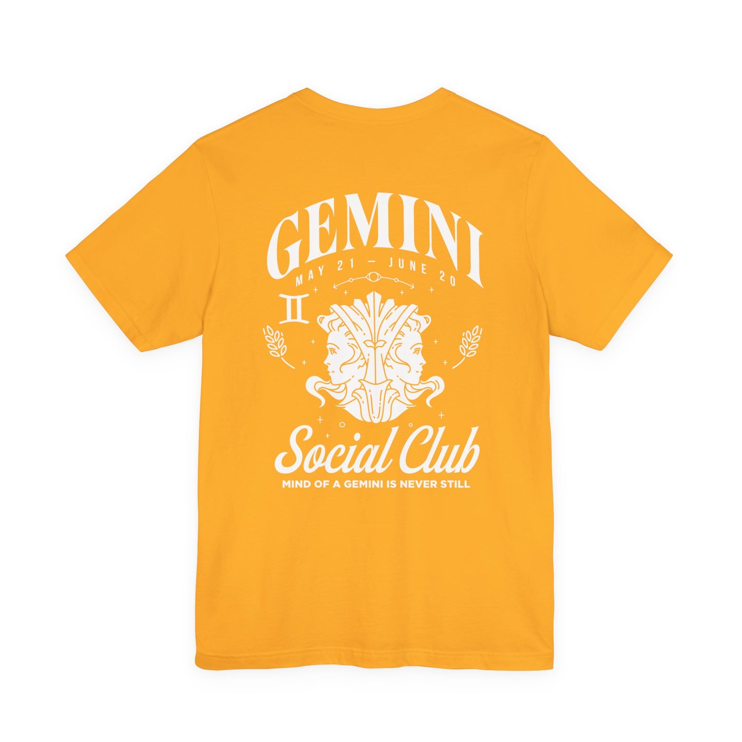 Gemini Social Club T-Shirt – Mind of the Gemini Is Never Still