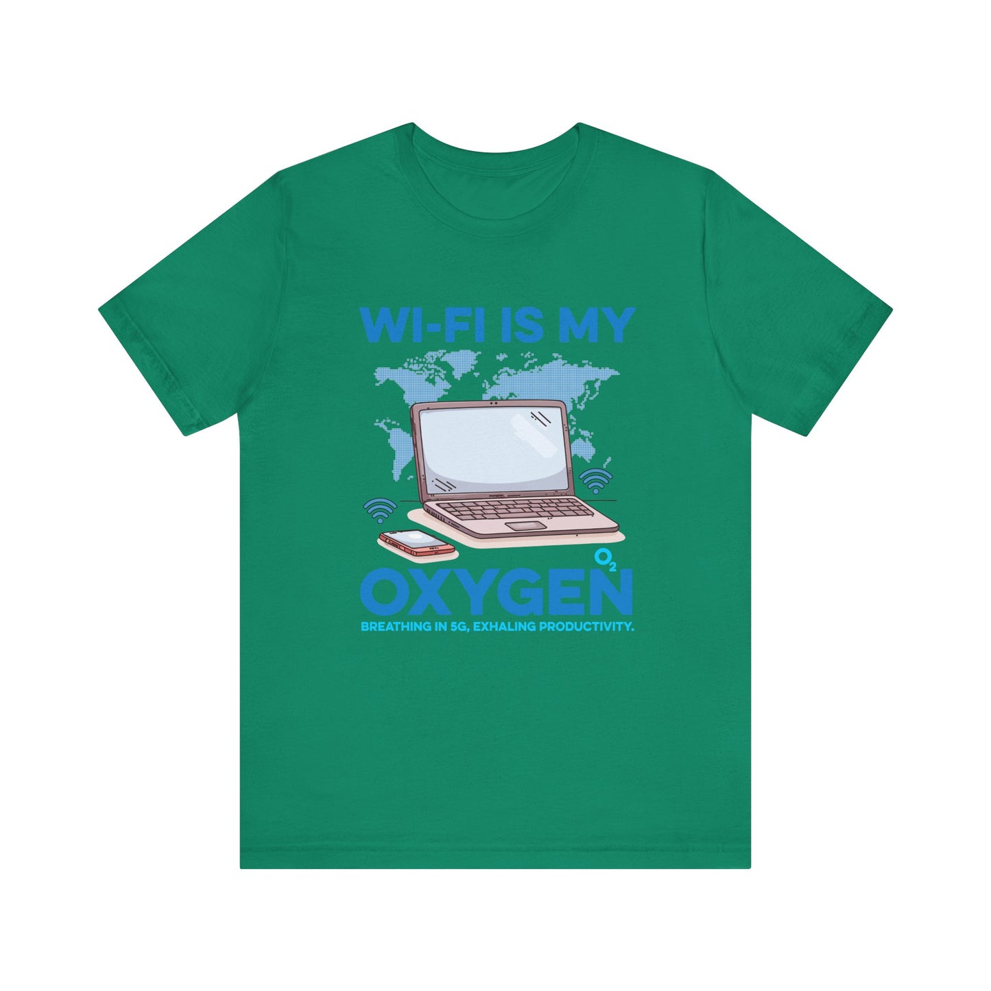 Wi Fi is My Oxygen Official Graphic Statement Tee for Bold Minds, Modern Thinkers, and Everyday Expression Everywhere