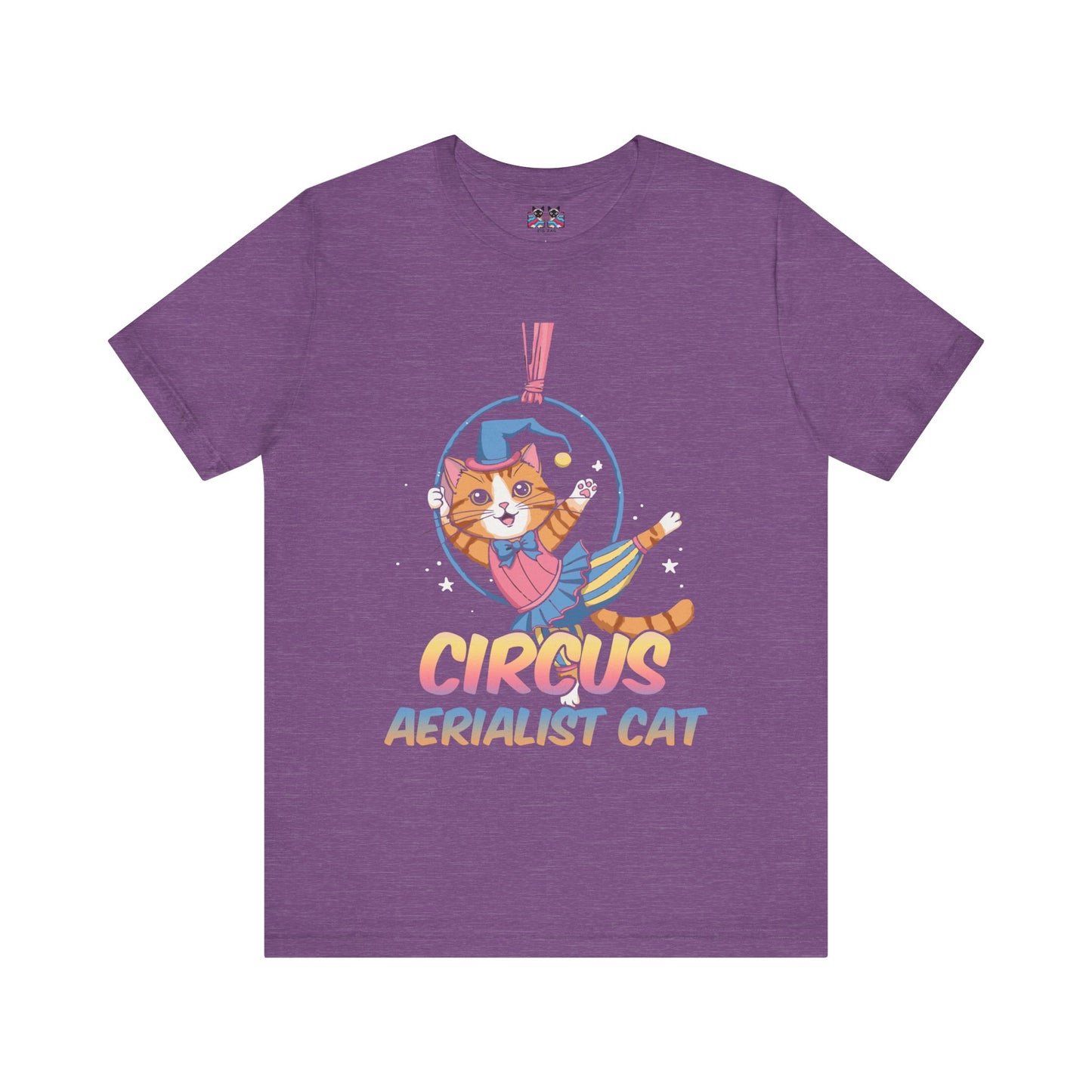 Circus Aerialist Cat - Cute and Funny Performer T-Shirt
