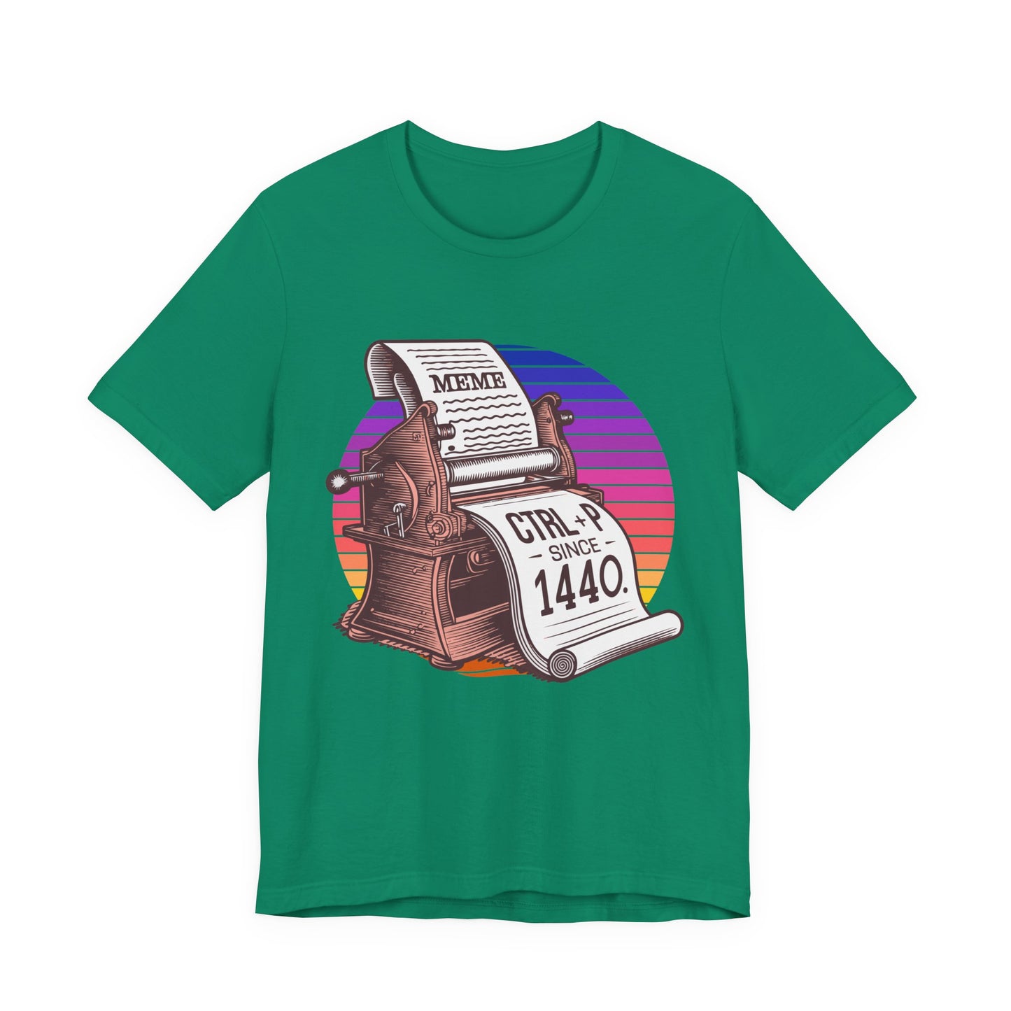 CTRL + P Since 1440 Tshirt – The Printing Press Meme Edition