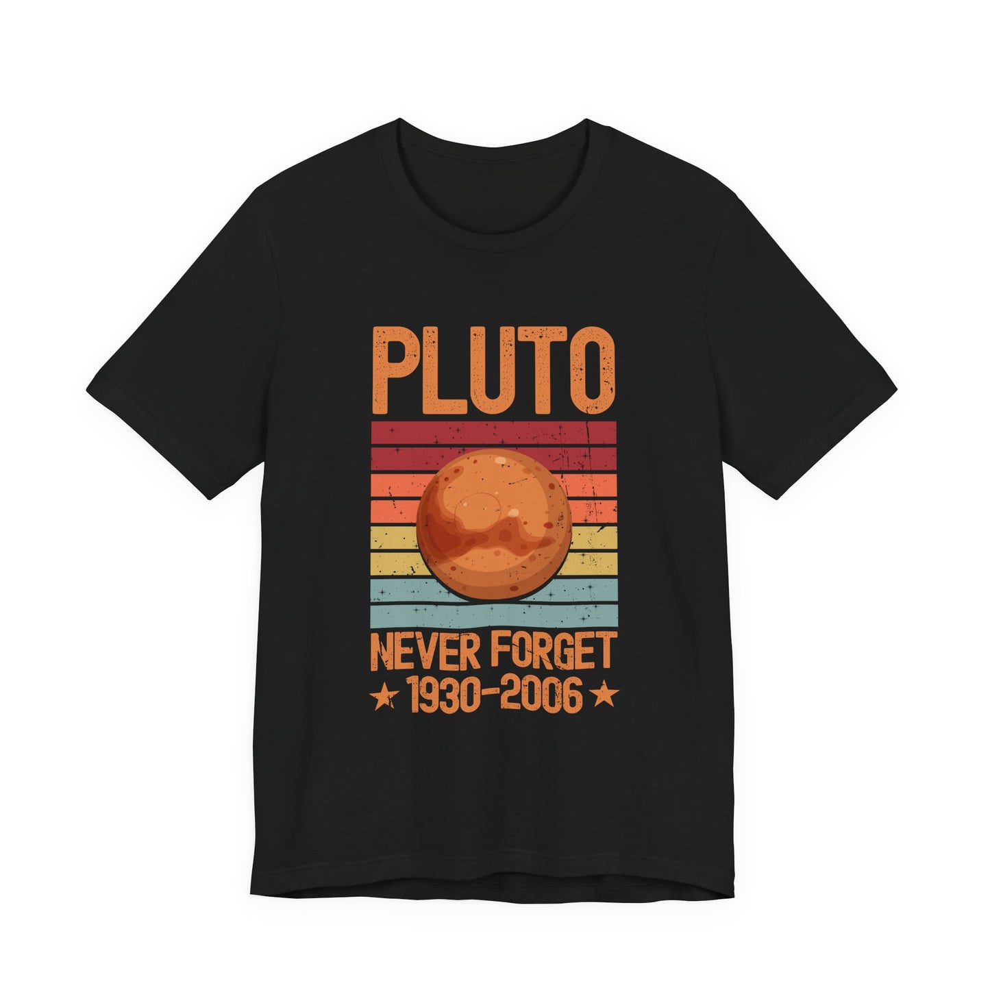Pluto Never Forget 1930–2006 T-Shirt – Retro Space Science Planet Tee